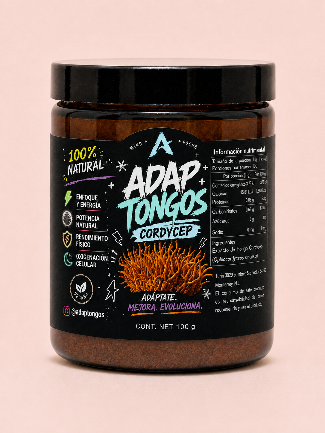 Cordyceps – Extracto en polvo 100 g
