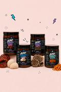 Kit Adaptongos – Reishi + Melena de León + Cordyceps + Cola de Pavo Kit Adaptongos – 4 Extractos en Polvo de 100 g c/u